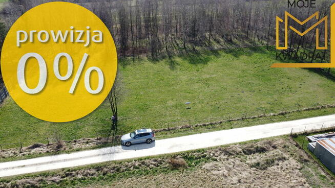 Duża działka Zawady 22 ary - media w drodze