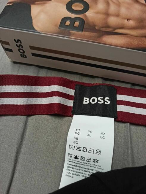 Jockstrap BOSS czarne majtki XL jockstrapy sport siłownia