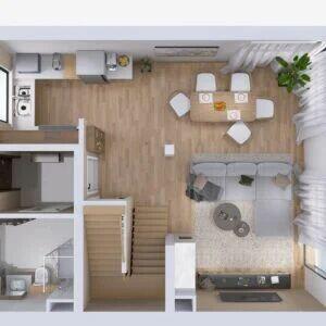 Dom bliźniak 4 pokoje centrum Radzymin ul Szkolna st dewelop