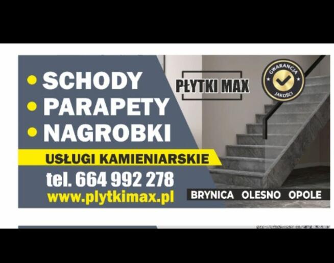 Schody i parapety granitowe