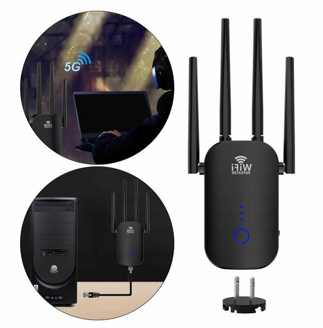 WZMACNIACZ SYGNAŁU BEZPRZEWODOWY DO INTERNETU