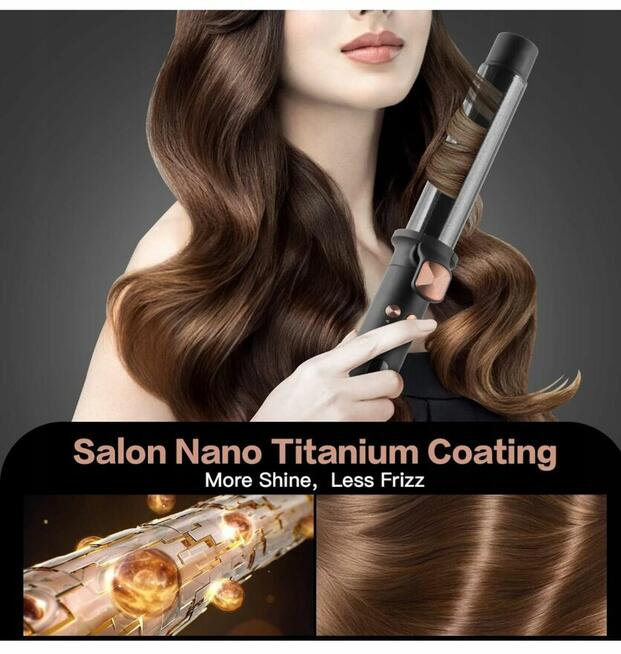 LOKÓWKA DO WŁOSÓW WECHIP 32 mm OBROTOWA WYŚWIETLACZ 140-220