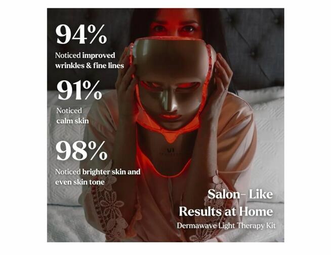 Maska Do Twarzy Z Terapią Światłem LED Dermawave 7 Colors