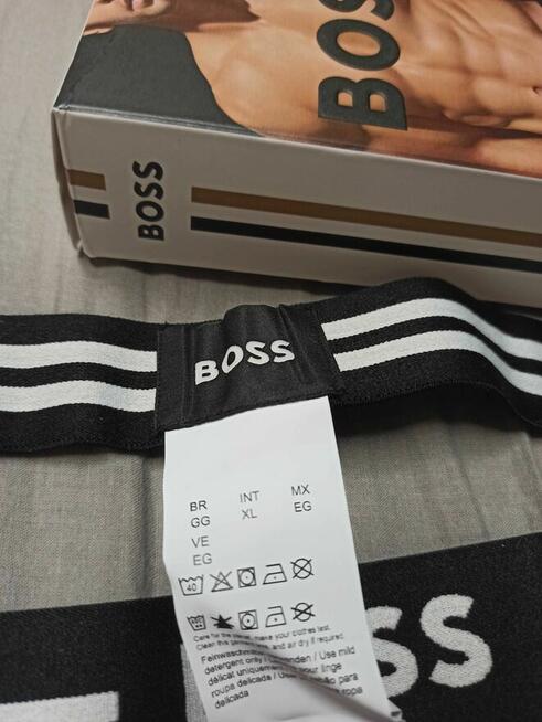 Jockstrap HUGO BOSS czarne majtki XL jockstrapy sport