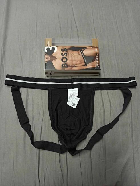 Jockstrap HUGO BOSS czarne majtki XL jockstrapy sport