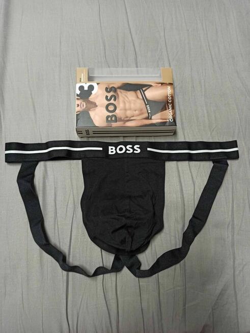 Jockstrap HUGO BOSS czarne majtki XL jockstrapy sport