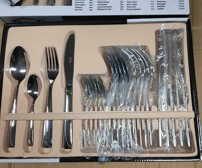 Sztućce w 2 kompletach 2x24el połysk