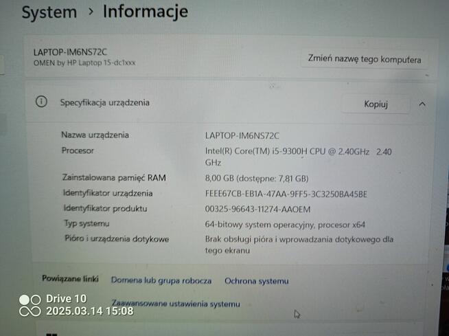 Sprzedam laptop gamingowy