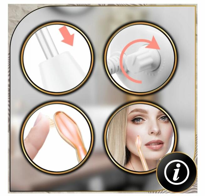 URZĄDZENIE DO TERAPII OZONOWEJ REDUKCJA ZMARSZCZEK I TRĄDZIK