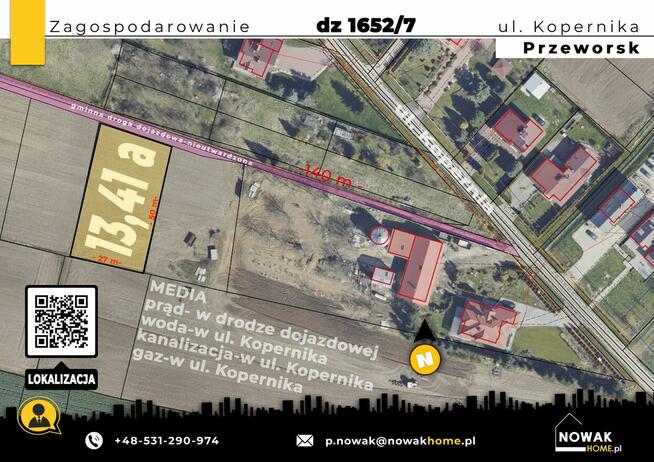 Działka budowlana/ Kopernika Przeworsk