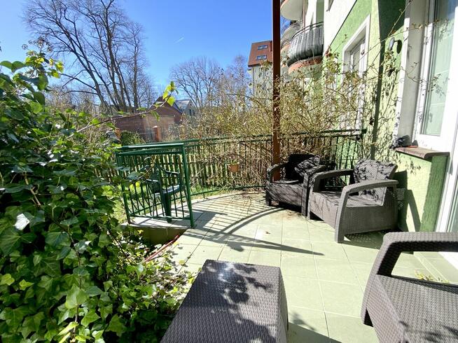 MIESZKANIE Z OGRODEM I TARASEM - 3 MINUTY OD PLAŻY