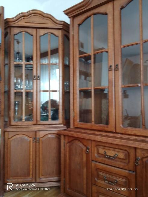 Komplet mebli rustykalnych do salonu