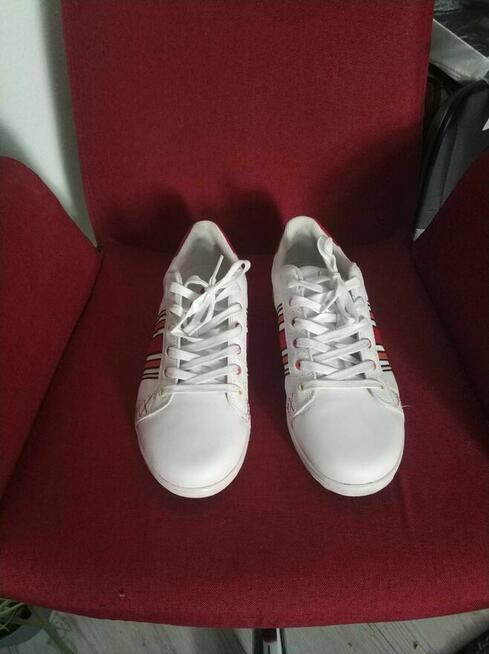 Buty Białe obuwie adidasy Boras trampki tenisówki sneakersy