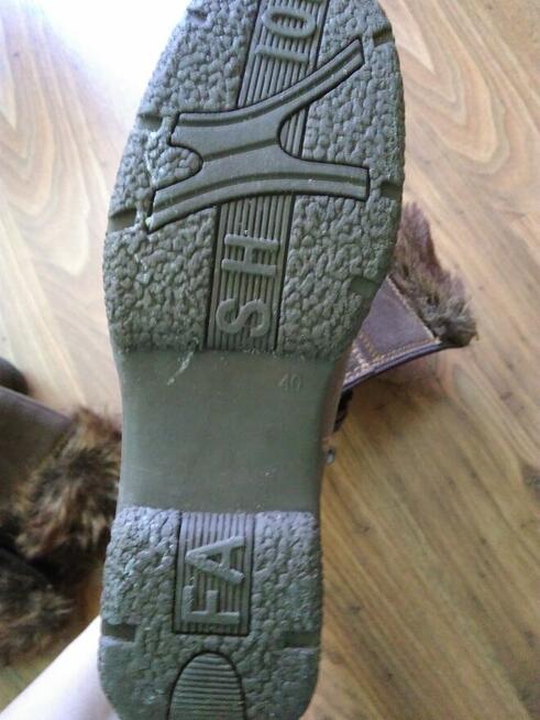 zamszowe buty zimowe, rozmiar 40