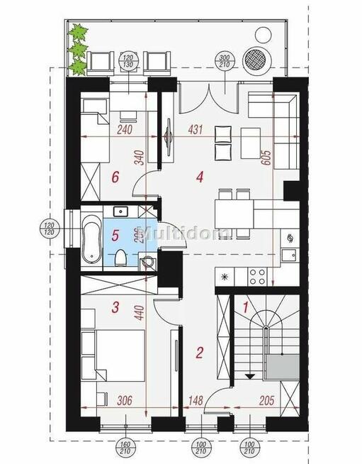 Mieszkanie, 64 m², Skawina