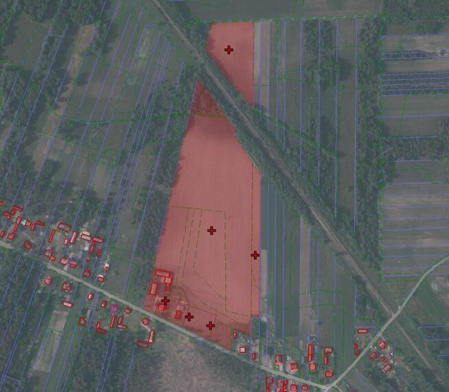 Nieruchomość zabudowana 7,68 ha w Błędnicy, gm. Małkinia G.