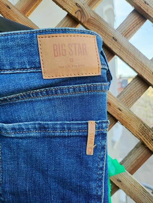 Spodnie Big Star dżinsy jans niebieskie W27 L30