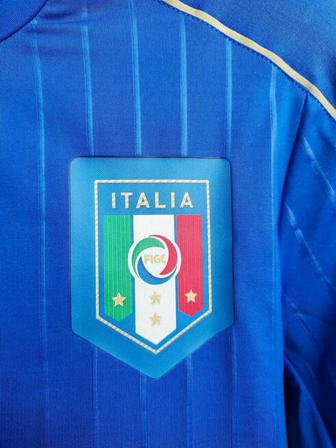 Koszulka Sportowa Piłkarska Włochy Italia Puma niebieska