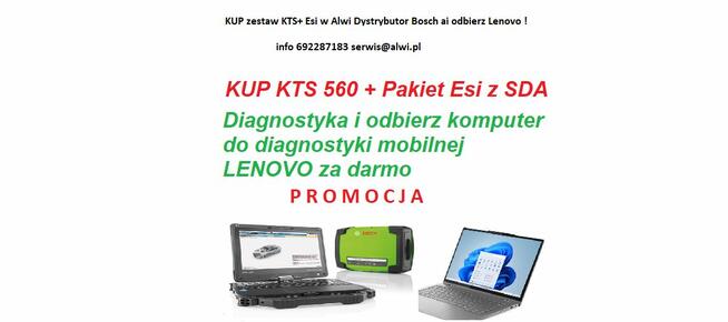 Kts 560 Bosch 9500 pln +kup pakiet z SDA i lenovo free