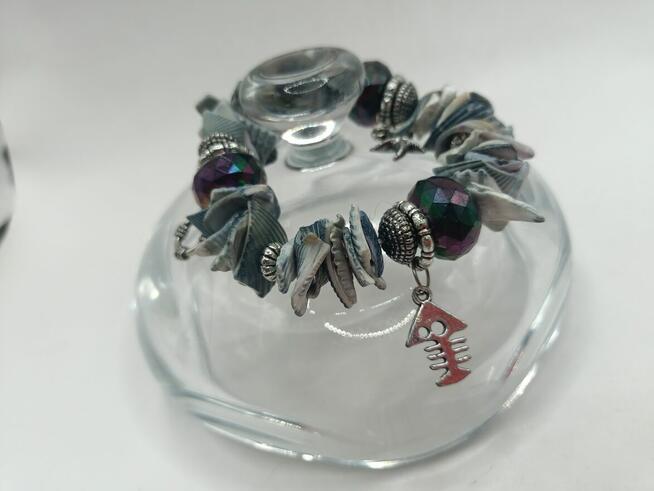 Biżuteria bransoletka akcenty marynistyczne