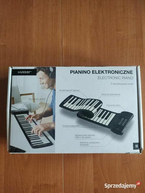 Elektroniczne Silikonowe Pianino Zwijane Hykker