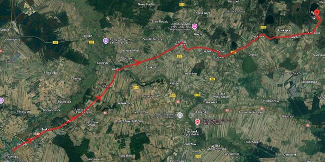 Działka z domem przy jeziorze Piaseczno