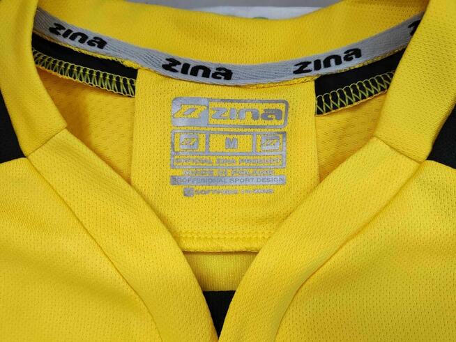 Koszulka Sportowa Zina Piłkarska żółta Contrado krótkrękaw