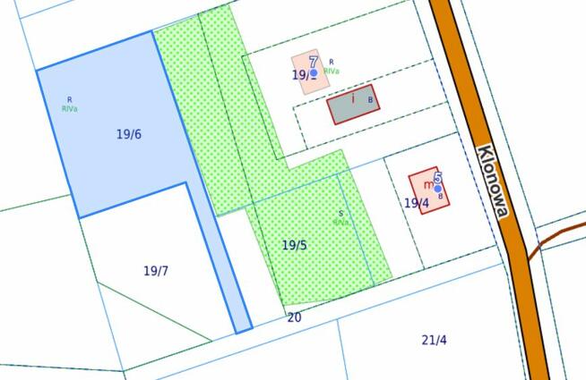 Działka rolno budowlana. 2159 m². Zalesie, Szubin