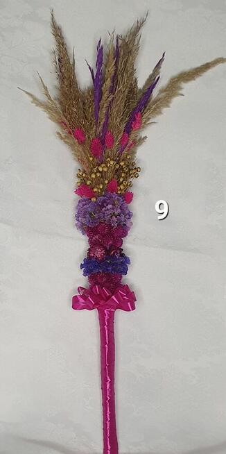 Palma wielkanocna różne kolory