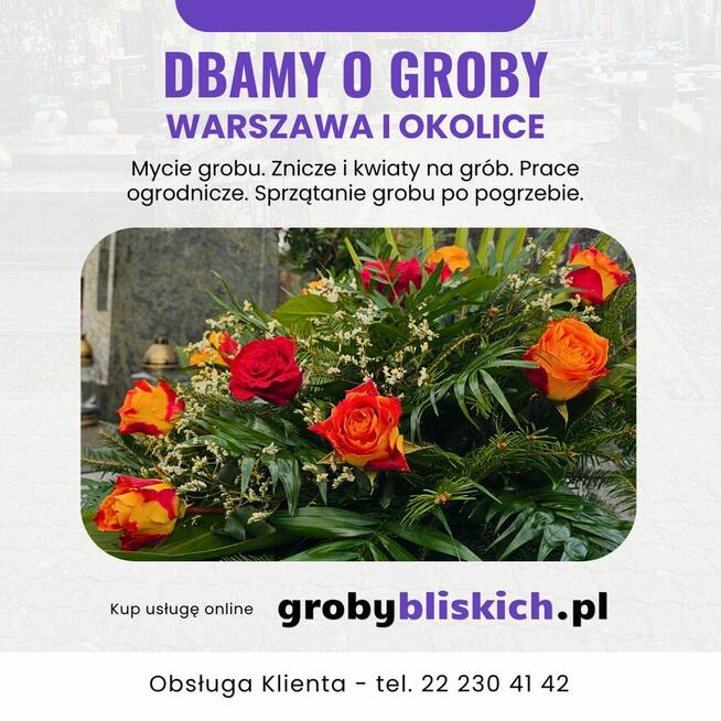 Sprzątanie grobów Warszawa - stała opieka nad grobem