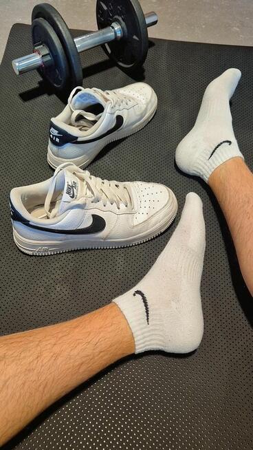 Buty Nike Air force 1, buty aktywnego byczka z siłowni