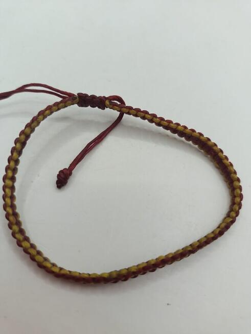 Biżuteria zestaw pięciu bransoletek brązowych