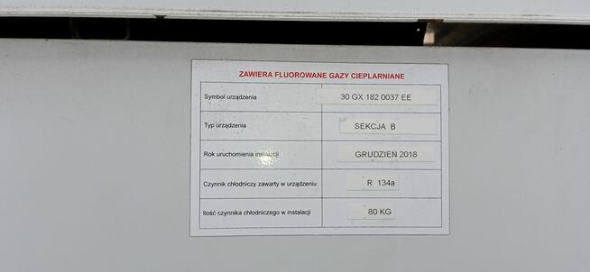 Chiller, agregat wody lodowej Carrier 30 GX 182 037 EE - moc