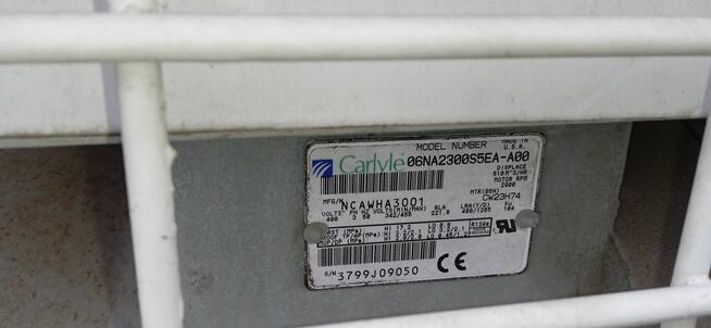 Chiller, agregat wody lodowej Carrier 30 GX 182 037 EE - moc