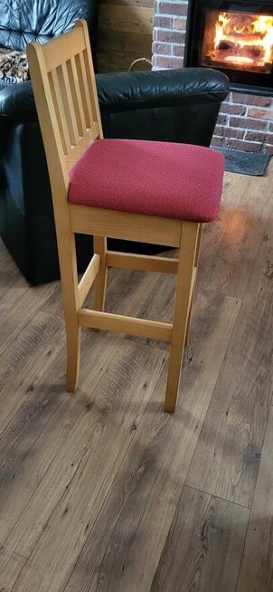 Hokery, krzesła barowe 3 szt