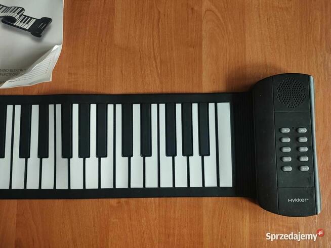 Elektroniczne Silikonowe Pianino Zwijane Hykker