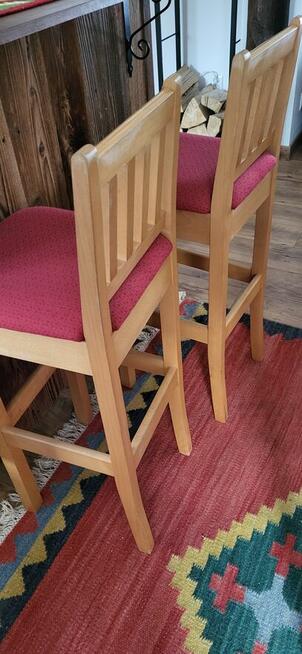 Hokery, krzesła barowe 3 szt