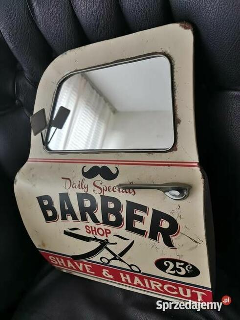 Barber Shop Salon Fryzjerski Piękna Dekoracja Retro Vintage