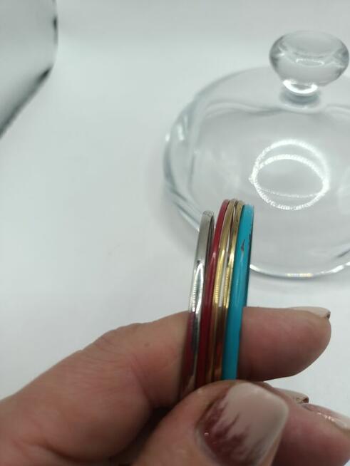 Biżuteria bransoletka 5 sztuk wąskie na mniejszą rękę