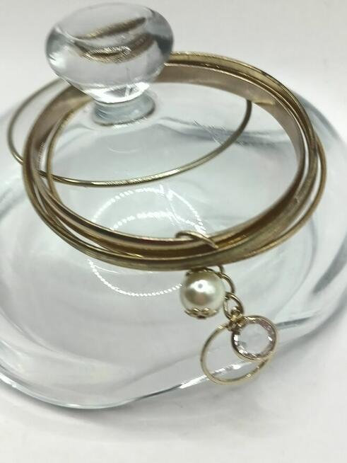 Biżuteria bransoletka 6 sztuk w kolorze złotym