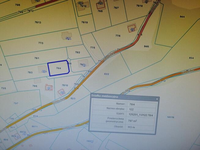 Działka budowlana pełne media - 8ar Nowy Sącz - os.Chruślice