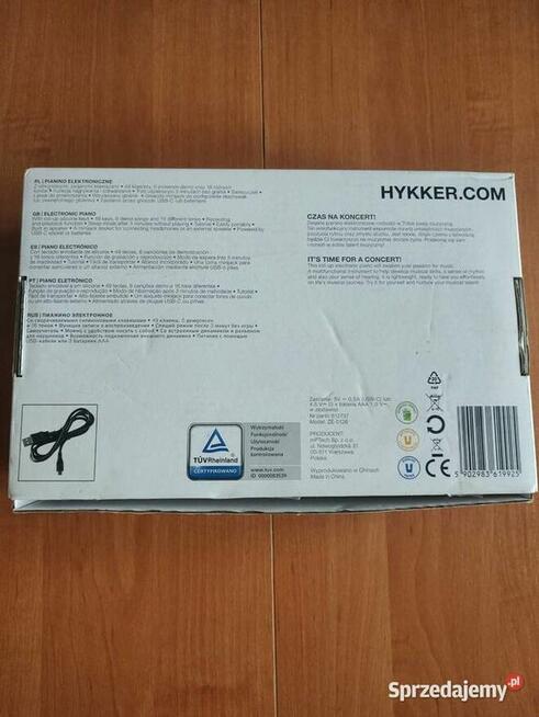 Elektroniczne Silikonowe Pianino Zwijane Hykker