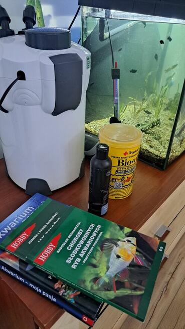 Akwarium 112l z wyposażeniem