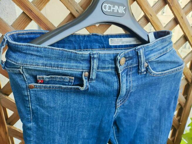 Spodnie Big Star dżinsy jans niebieskie W27 L30