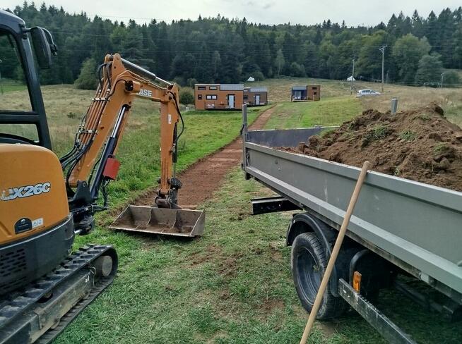 Prace ziemne, usługi koparką