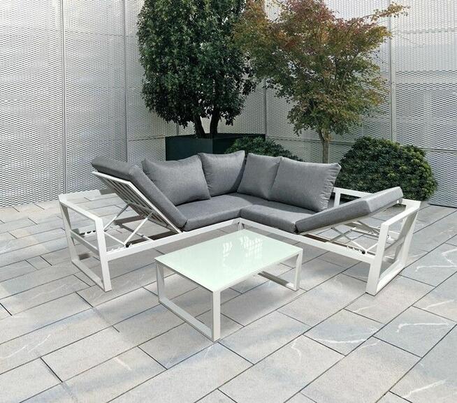 Narożnik ogrodowy Kamelia szary