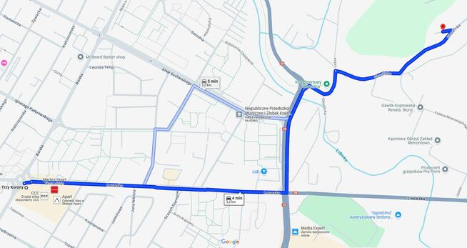 Działka budowlana pełne media - 8ar Nowy Sącz - os.Chruślice