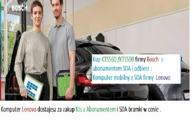 Kts 560 Bosch 9500 pln +kup pakiet z SDA i lenovo free