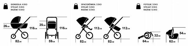 Wózek Dada Prams NEXUS 2w1