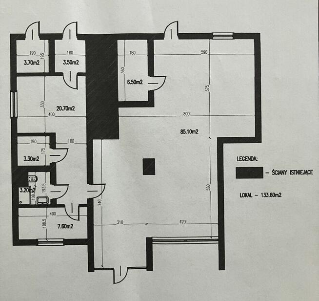 LOKAL 121m2 ul Wojska Polskiego Grajewo - ZAMIANA